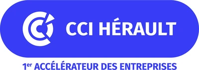 Logo CCI Hérault — 1er accélérateur des entreprises